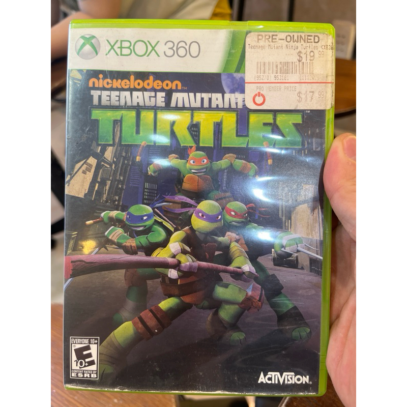 Đĩa game Xbox 360 Teenage Mutant Ninja Turtes - Ninja Rùa