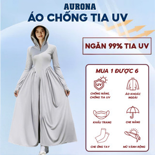 Áo Chống Nắng Toàn Thân Nữ Chống Tia UV Chất Thun Lạnh Có Triết Eo Tôn Dáng Hàng Thiết Kế - CN60