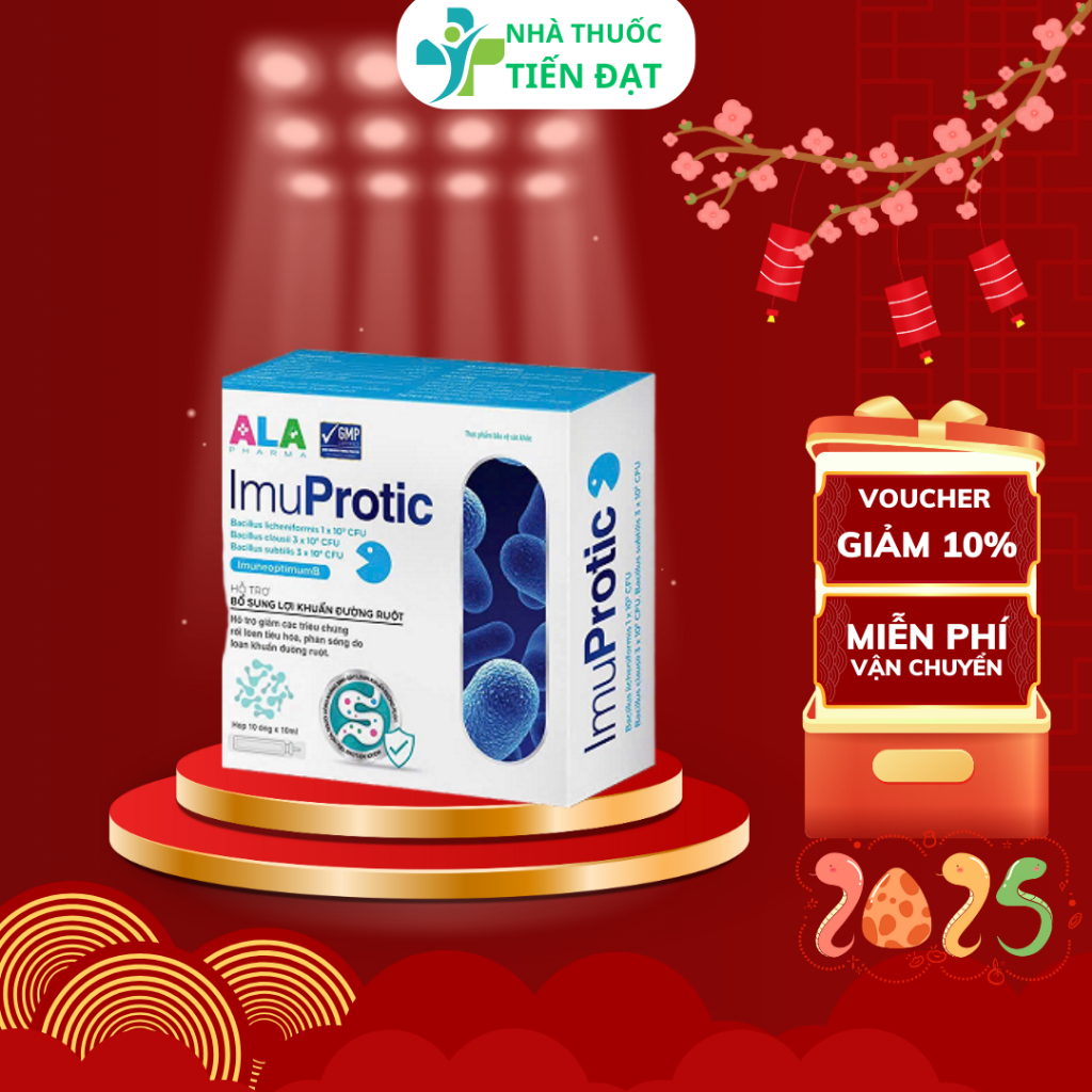 Imuprotic TPP-France – Bổ Sung Lợi Khuẩn Bacillus, Hỗ Trợ Cân Bằng Hệ Vi Sinh Đường Ruột – Giảm Rối 