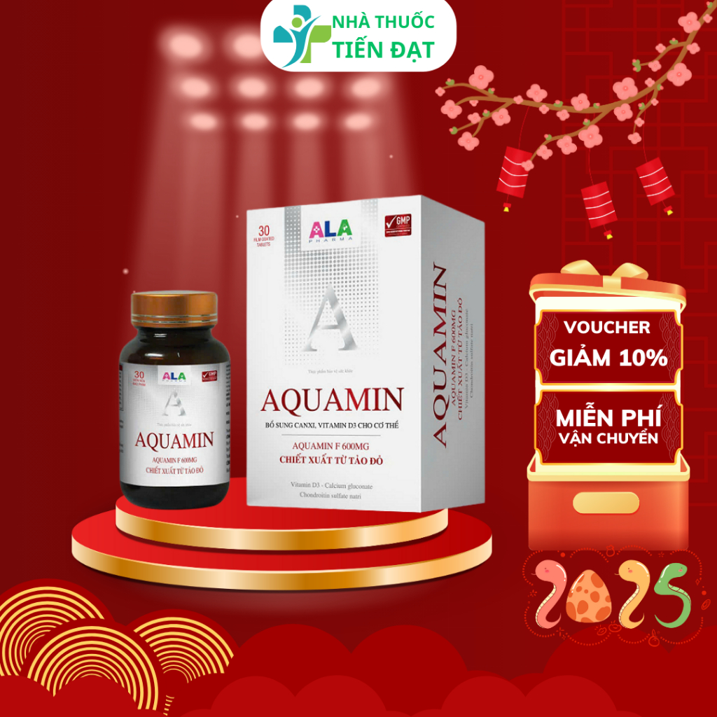 Viên Uống Bổ Sung Canxi TPP-France – Chứa Aquamin, Chondroitin, Kẽm, Vitamin D3 & K2 – Hỗ Trợ Xương 