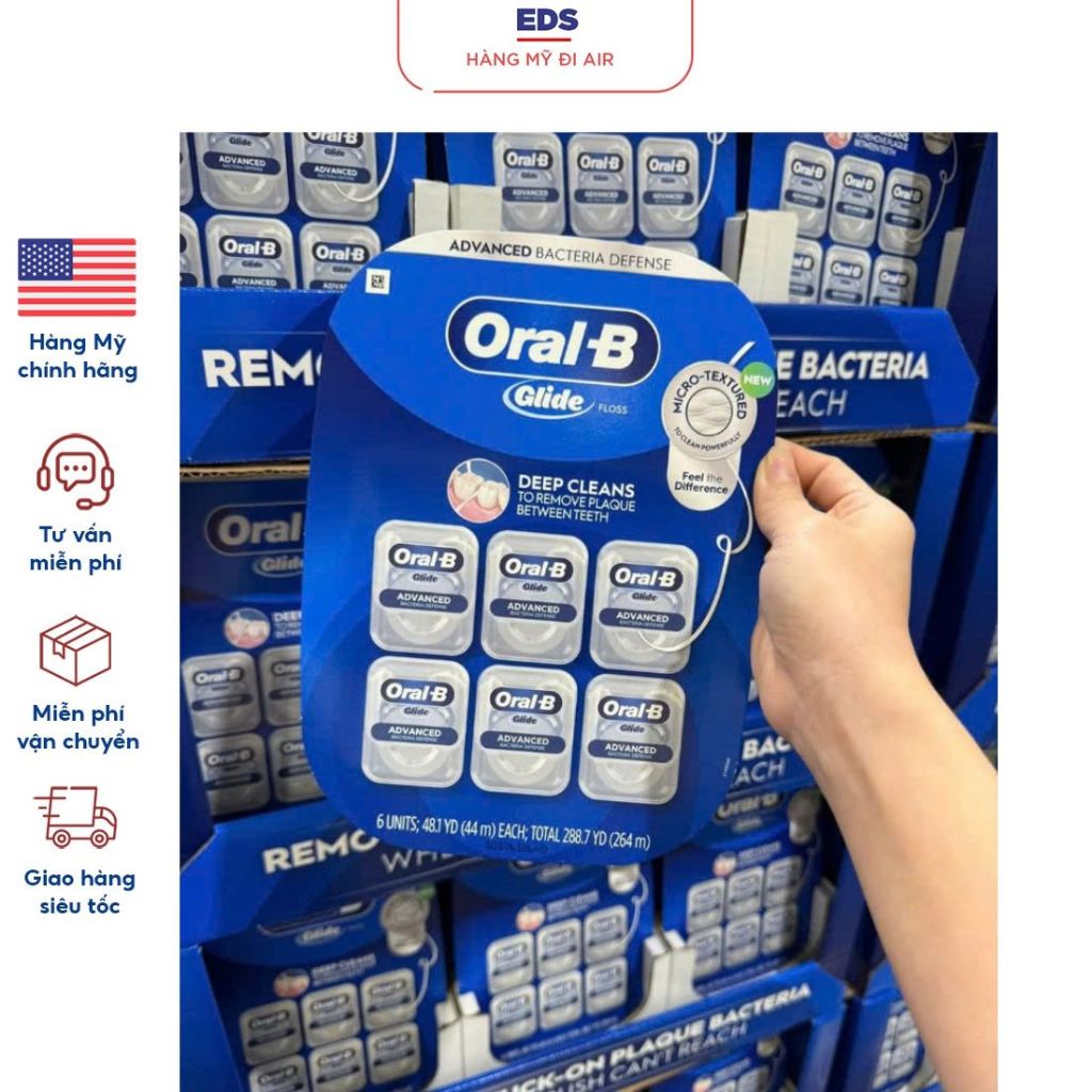 Chỉ nha khoa Oral-B Glide Deep Clean Dental Floss - EDS Hàng Mỹ