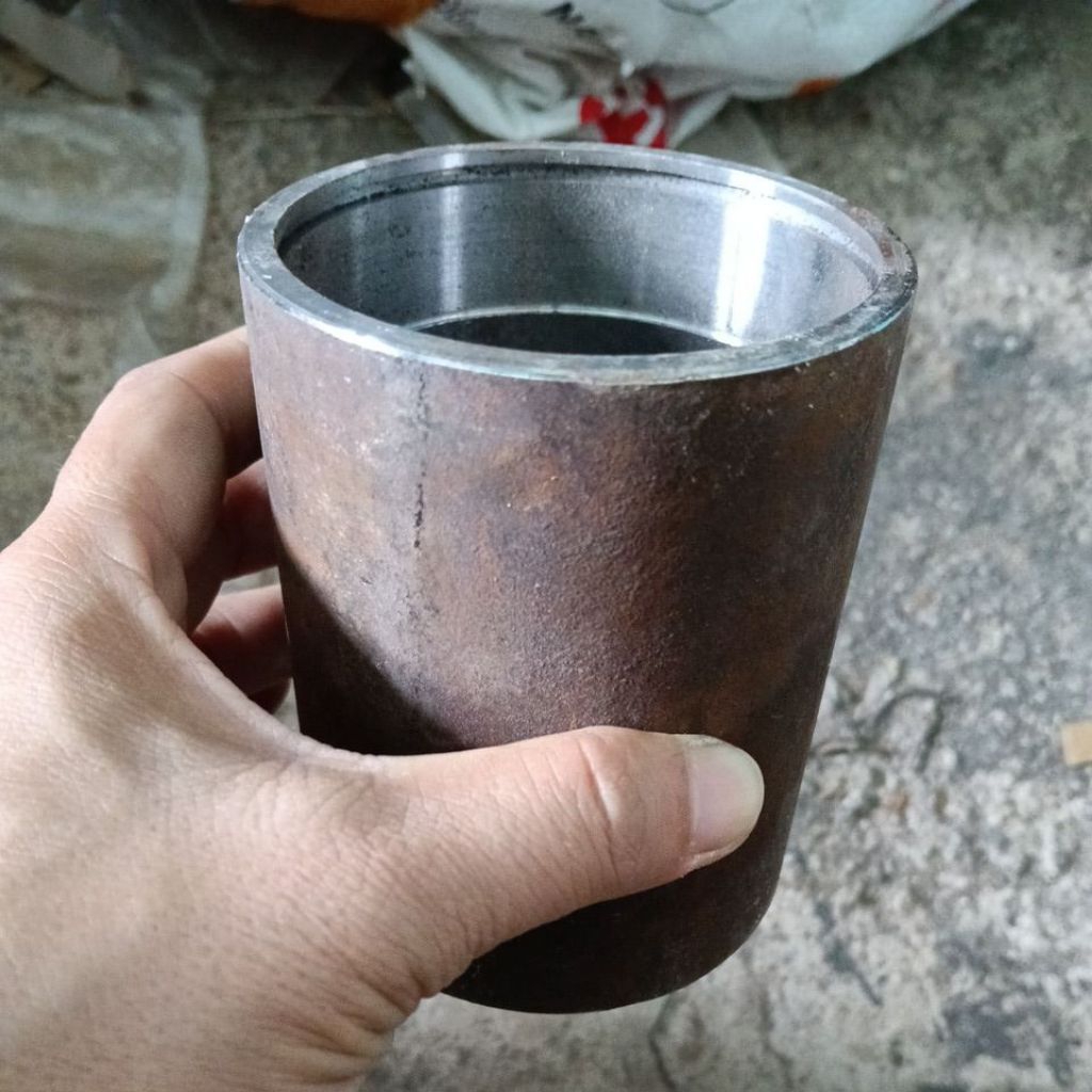 ống sắt 80mm, tiện lỗ 72mm, dài 10cm, dày 6li