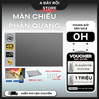 Màn chiếu phản quang KAW tăng độ sáng, màn máy chiếu kaw k550, k650,..., size 100inch, 120inch