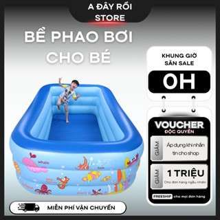 Bể bơi bốn mùa KAW, 3 Tầng Dày Dặn, chất lượng, bền đẹp, Chống Trượt Nhiều Kích Thước Giao Siêu Tốc