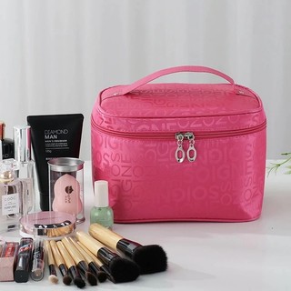 Túi đựng mỹ phẩm trang điểm họa tiết chữ cỡ lớn , túi đựng đồ make up du lịch,Túi đựng mĩ phẩm du lịch mini dạng hộp