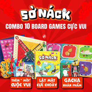 Sờ Náck - Combo Board Game Năm Ất Tỵ 2025 Dành Cho Nhóm Bạn Và Gia Đình Từ Choidee x Thỏ Bảy Màu