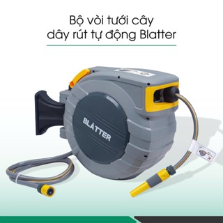 Bộ vòi tưới cây rút tự động 10-20-30 mét Blatter ,Vòi tưới cây tự thu với nhiều chế độ phun đa năng tiện lợi