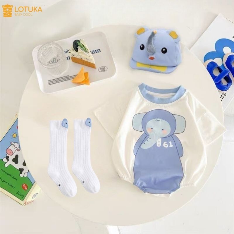 Bộ body đùi đồ liền thân cho bé bodysuit Chip Hè Sơ Sinh Mẫu Mới chất cotton mềm mịn mẫu quần áo sơ 