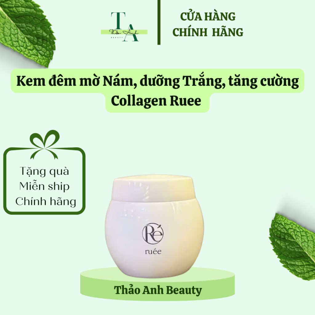 Kem Nám Ruee Mela Toning Cream, mờ Nám, dưỡng Trắng, đều Mầu da, Hàn Quốc, MP127