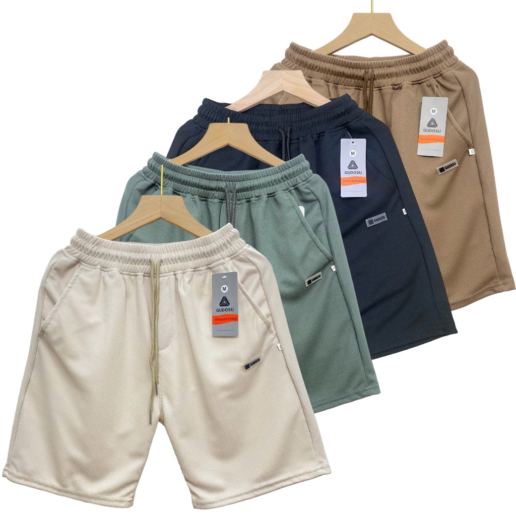 [40-95kg] Quần short nam OMAN chất liệu thun tổ ong thoáng mát mềm mịn chuẩn form