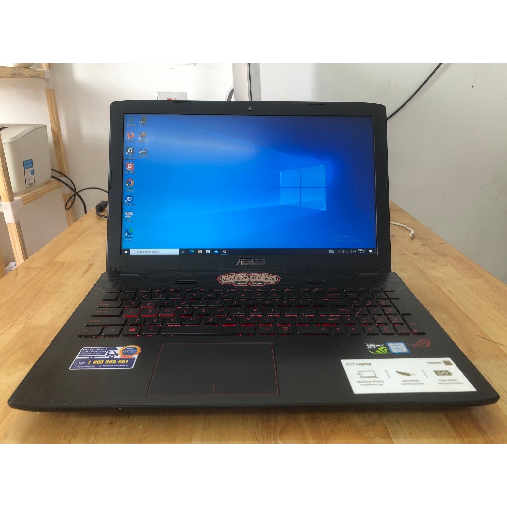 ASUS GAMING GL552 CORE I5 6300HQ RAM 16G SSD 256G+500G 15.6INCH FHD VGA 4GB