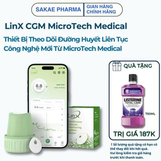 Bộ Cảm Biến Đo Đường Huyết Liên Tục Linx CGM MicroTech Medical