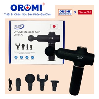 Máy Massage Cầm Tay OROMI ORM-677 - Súng matxa giảm đau mỏi cơ bắp, lưng vai cổ - Mát xa toàn thân
