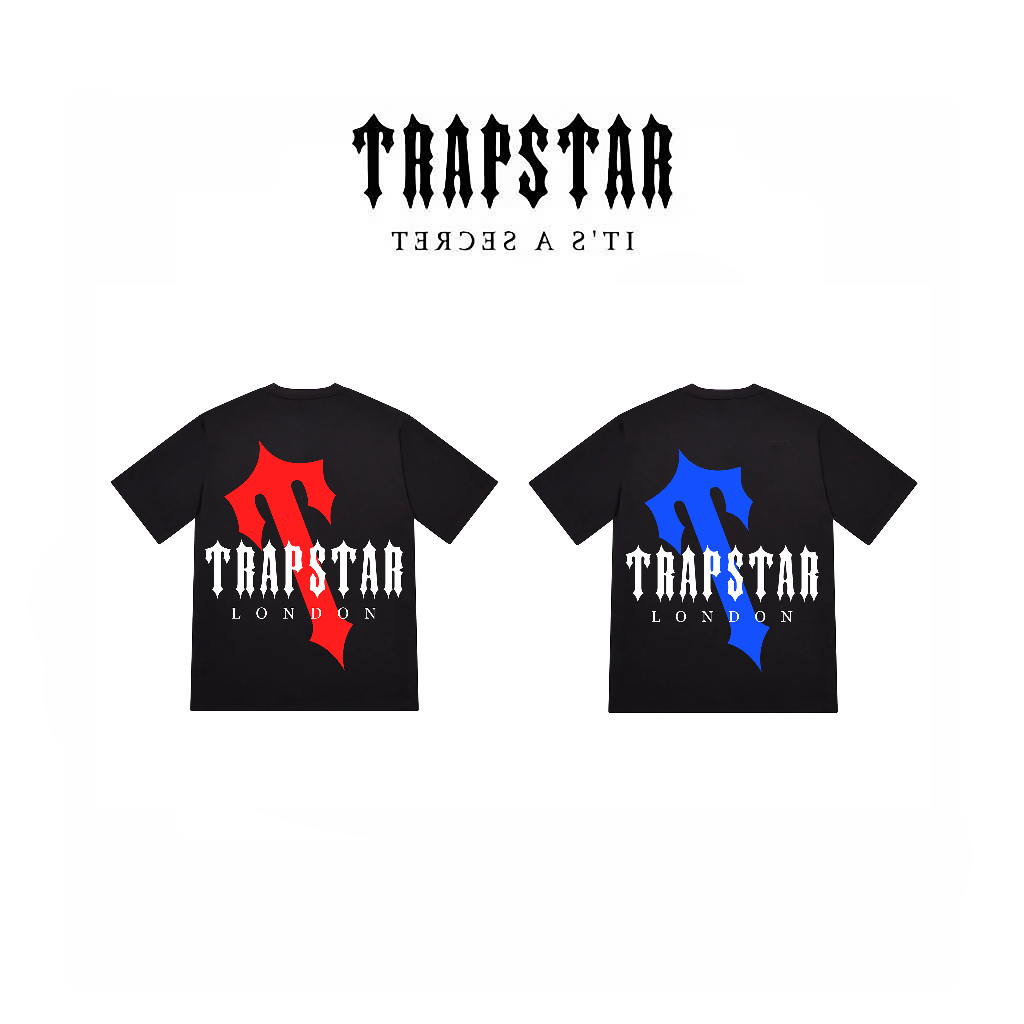  Áo thun  áo phông T - Shirt Trapstar London 2 màu Red Blue phong cách đường phố drip - hiphop cực chất  form oversize 