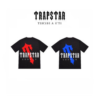  Áo thun  áo phông T - Shirt Trapstar London 2 màu Red Blue phong cách đường phố drip - hiphop cực chất  form oversize 