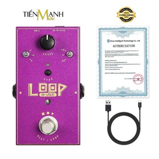 [Chính Hãng] Phơ Cục Looper M-Vave Loop II - Bàn Đạp Hiệu Ứng Âm Thanh - Fuzz Effects Pedal, Tích Hợp Soundcard