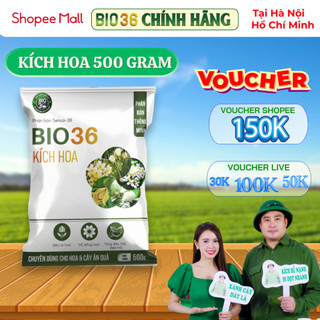  Kích Hoa Bio 36 - Chuyên Dùng Cho Hoa và Cây Ăn Quả -  Gói 500gr 