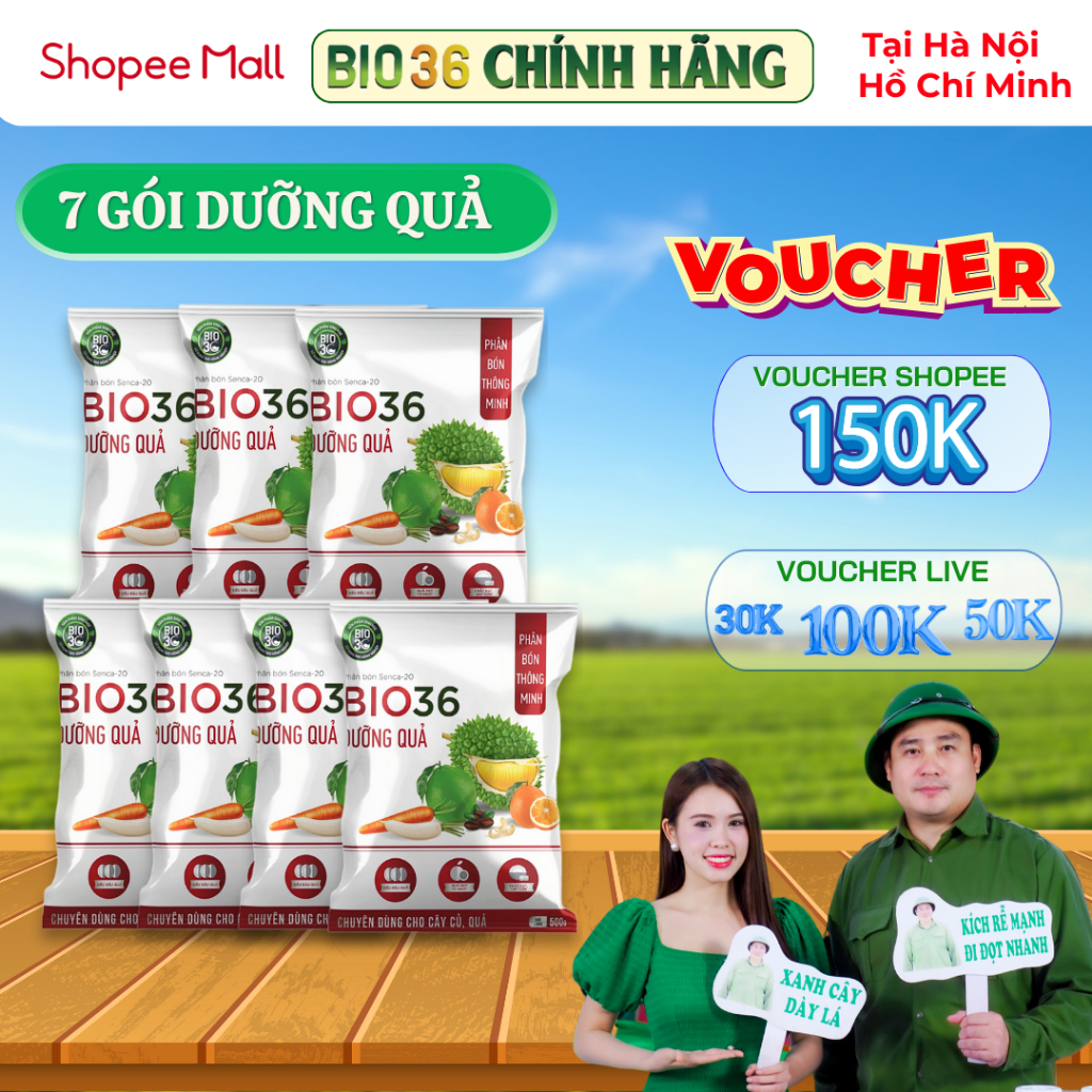 Bio 36 Siêu Dưỡng Quả Loại 500gram - (Bio36 Mua 5 Tặng 2)