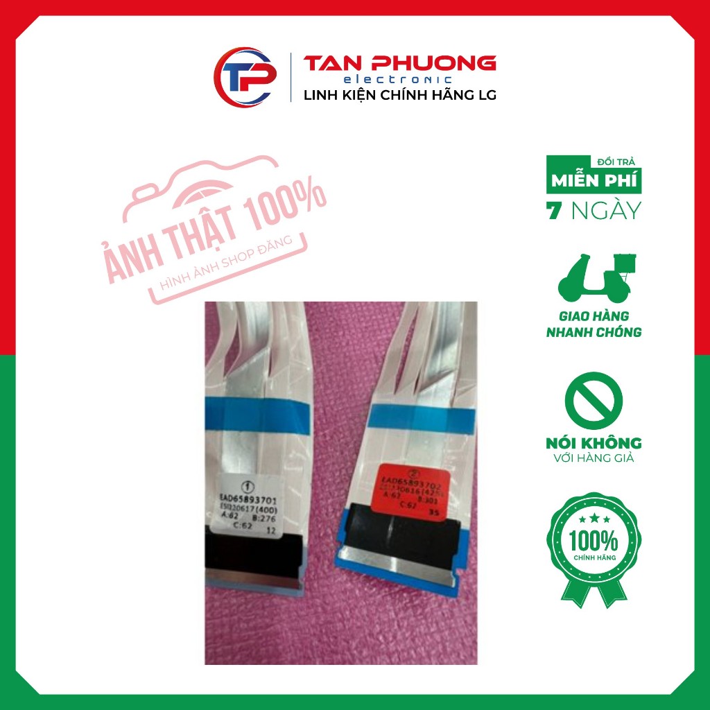 Cable,FFC cáp từ bo mạch chính lên màn hình tivi LG EAD65893701 -EAD65893702