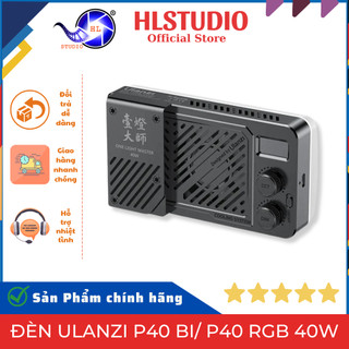 Đèn Ulanzi P40 Bi-Color/RGB HL Studio P40 40W 14000Lux CRI96+ 37Wh HL Studio