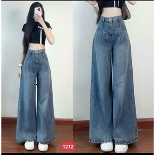 Quần jean nữ ống rộng, quần baggy cao cấp mẫu mới thời trang anhkhoi68_shop ms1246