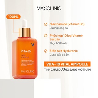 Tinh Chất MaxClinic Dưỡng Da Căng Bóng, Ngăn Ngừa Lão Hóa, Mờ Thâm Nám, Cấp Ẩm Tức Thì 100ml