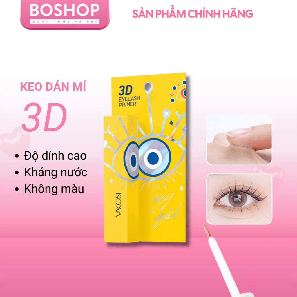 Keo Dán Mi Vacosi Eyelash 3D Primer 8ml