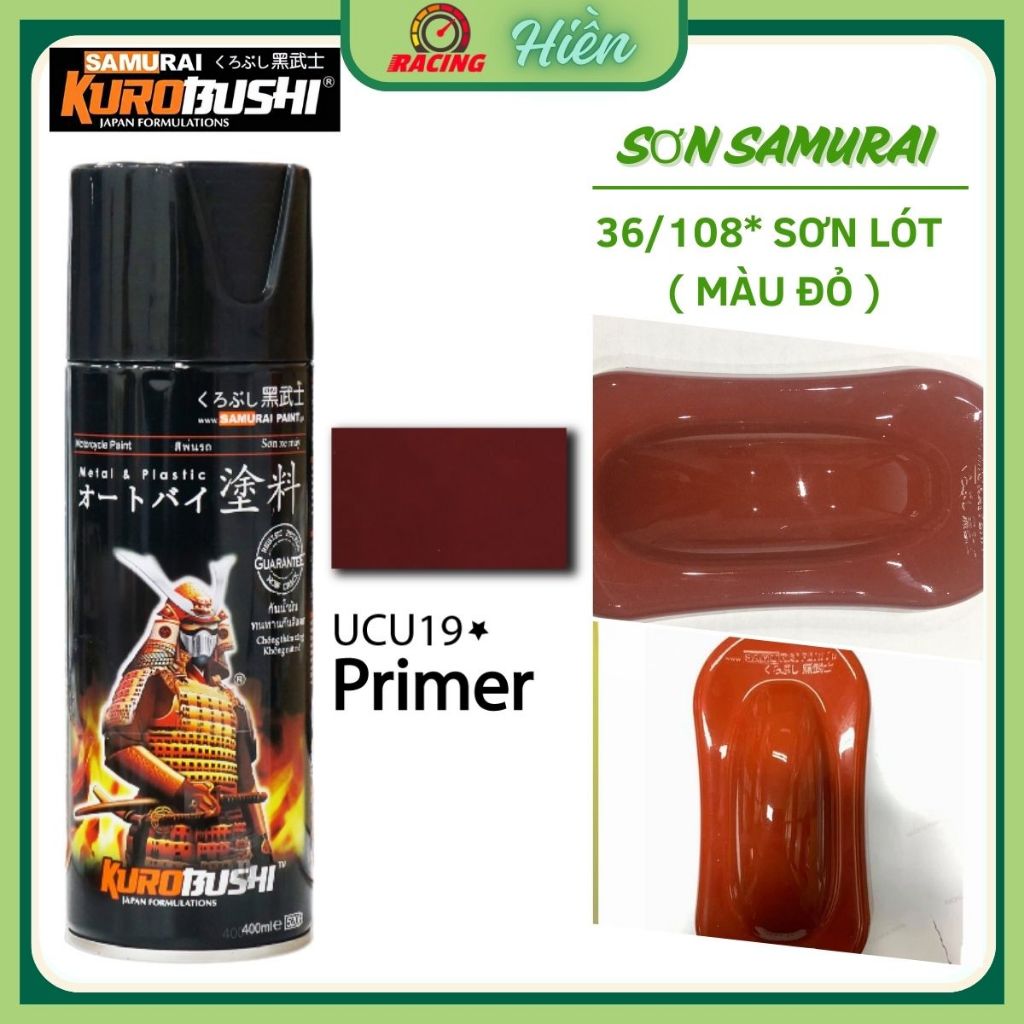 Sơn Lót Chống Rỉ Sét Samurai - UCU19 ( Màu Đỏ)