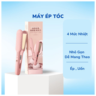Máy Ép Tóc Mini Tự Động Hàn Quốc 3 in 1 Silky Duỗi Tóc Uốn Tóc Làm Tóc Xoăn Ion Âm Làm Nóng Siêu Nhanh 4 Mức Nhiệt