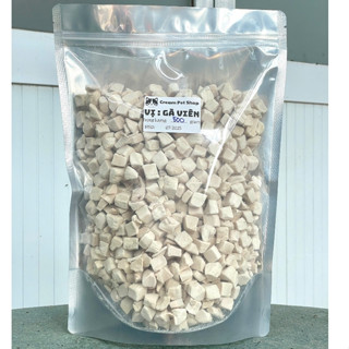 [Túi 500g] Gà Sấy, Ức Gà sấy khô cao cấp, Giàu Dinh Dưỡng Dành Cho Mèo và Chó