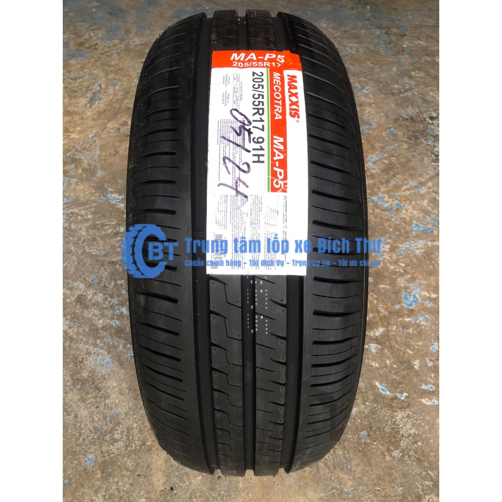 Lốp Maxxis 205/55R17 MAP5 Cửa Hàng Lốp Bích Thư, Lốp Xe Bền Bỉ Giảm Ồn Vận Hành Êm Ái Vượt Trội
