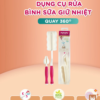 Bộ Cọ Rửa Bình Sữa Mamamy Quay 360 Độ Tiện Lợi An Toàn Cho Bé sơ sinh