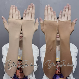 Ống tay ủ kem chống nắng lông cừu ,lớp lông siêu dày, siêu mềm mịn, co giãn mạnh (50-70kg)