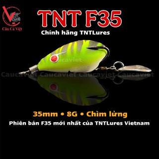 NHÁI HƠI F35 CHÍNH HÃNG TNT CÂU LURE CÁ LÓC CỰC NHẠY, BODY NHỎ CÂU CÁ LÓC TỰ NHIÊN, CÁ NHỎ. Caucaviet