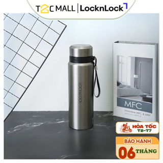  Bình Giữ Nhiệt LocknLock To 800ml Chính Hãng Cao Cấp Có Quai Xách Lọc Nước Trà LHC6180SLV T2C Mall 