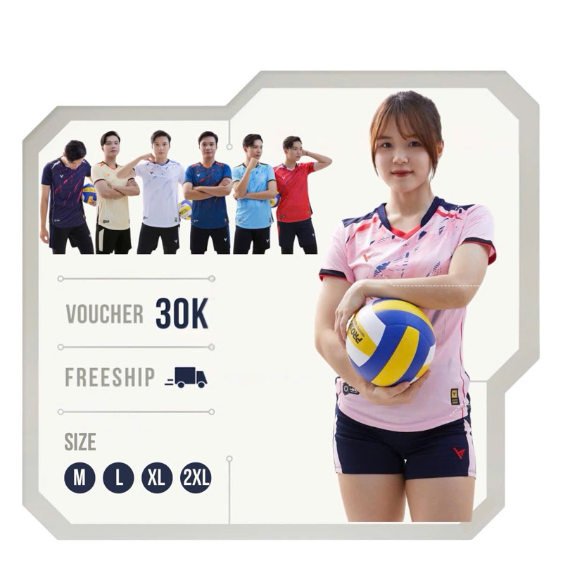 Đồ Quần Áo Thể Thao Bóng Chuyền Cầu Lông Vh Nam Nữ Wind  Vải Thoáng Mát Thấm Hút Tốt - TC SPORT