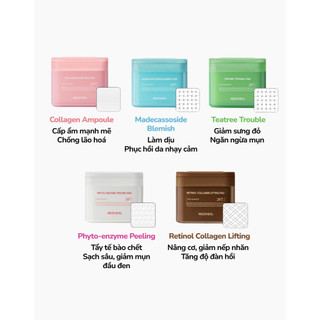Toner pad MEDIHEAL (Tea Tree/Collagen/Vitamin/Phyto-Enzyme/Retinol/Madecassoside)