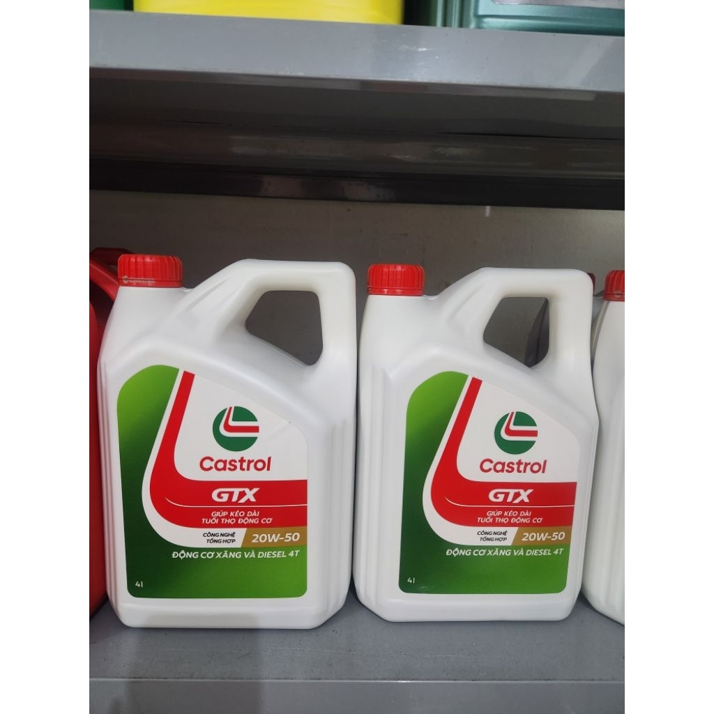 Nhớt castrol gtx 20W50 4L Chính Hãng
