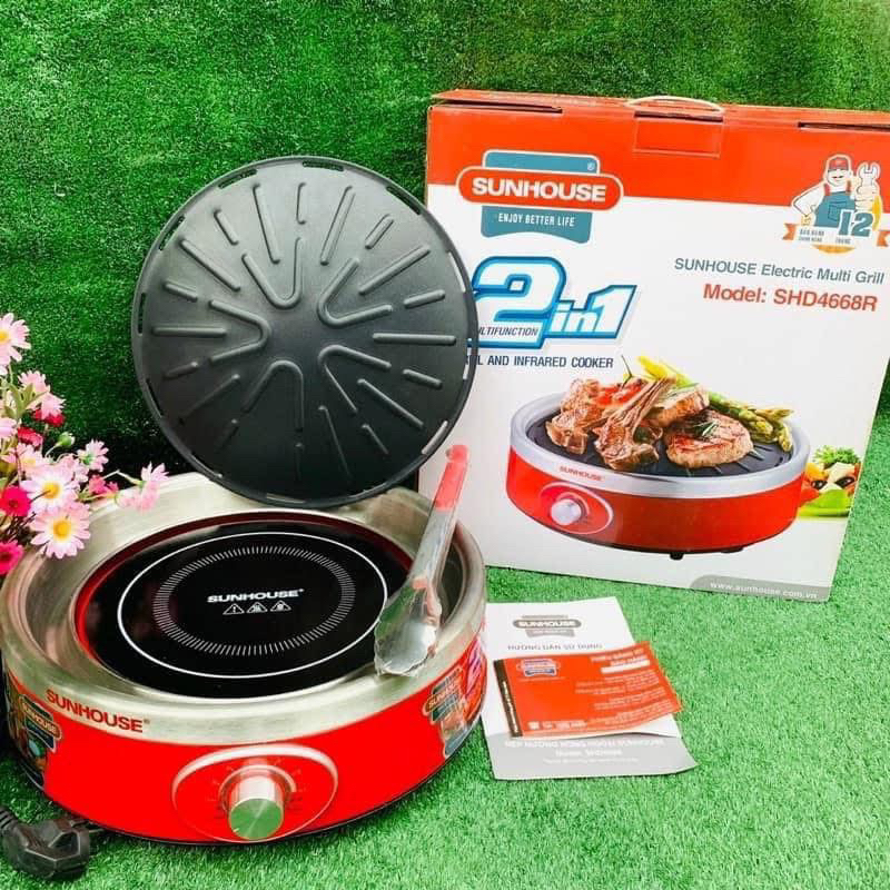 Bếp nướng hồng ngoại Sunhouse SHD4668R
