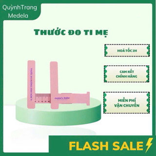 Thước đo ti Mama's Choice, xác định đường kính núm ti mẹ, giúp mẹ chọn được size phễu phù hợp khi hút sữa