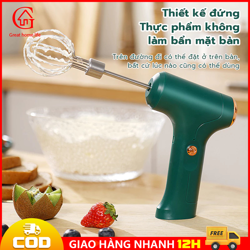 【🔥COD/12H】máy khuấy tự động, máy đánh sữa, máy trộn bột, máy xay sinh tố cầm tay,máy trộn bếp,Máy xay sinh