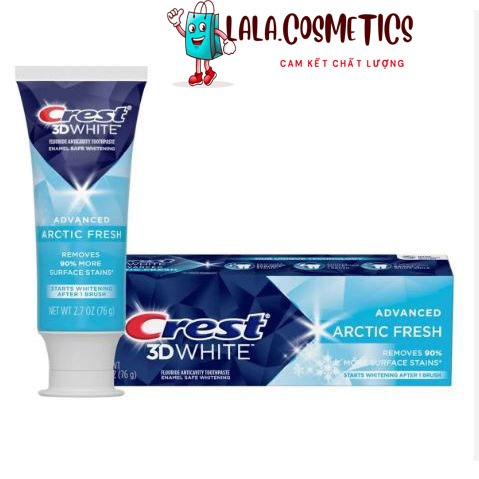 Kem đánh răng Crest 3D White Arctic Fresh 76g /107g