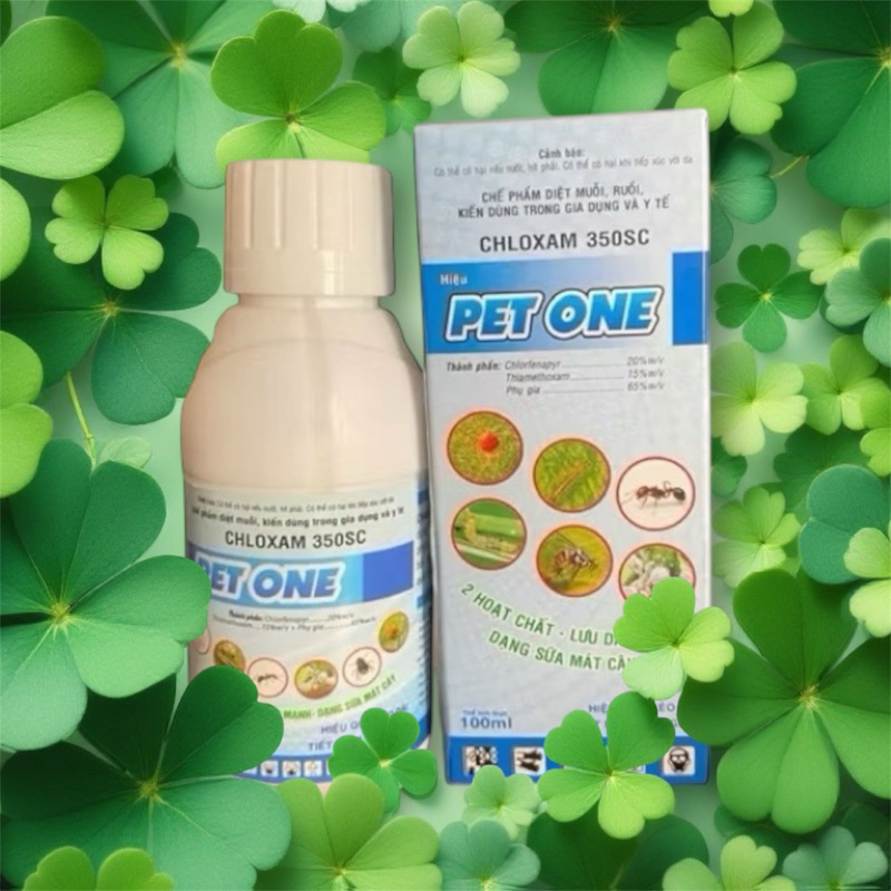 Phân bón l.á Pet one Chloxam phòng côn trùng - Chai 100ml, 200ml