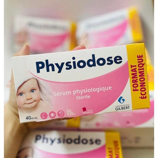 Nước Muối Hồng vệ sinh mắt mũi cho em bé Physiodose