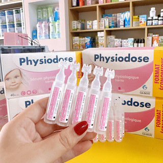 Nước Muối Hồng vệ sinh mắt mũi cho em bé Physiodose