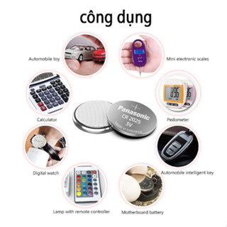 Pin Cmos CR2025 3V Panasonic Máy Đo Đường Huyết - Đồ Chơi - Máy Tính - Smartkey Xe Máy - Máy Ảnh ...