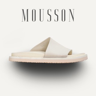  Dép da nam BEIGE MOUSSON quai da bò thật đế EVA siêu nhẹ êm chân cao cấp TONKIN 