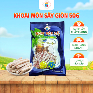 Khoai Môn Sấy Giòn Gia Thành Không Đường, Giòn Ngọt Bùi Tự Nhiên, Ăn Là Ghiền 50gr
