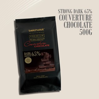 Socola Đen Couverture Belcholat Strong Dark 65% Cacao 100% Bơ Cacao Ganache Bonbon