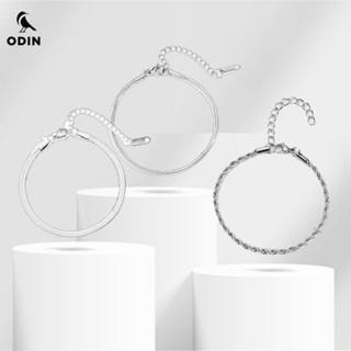  Vòng tay Nam Nữ ODIN Freesize Collectin - Thép Titan 316L -Vòng đeo tay thời trang- Phong cách tối giản essential 